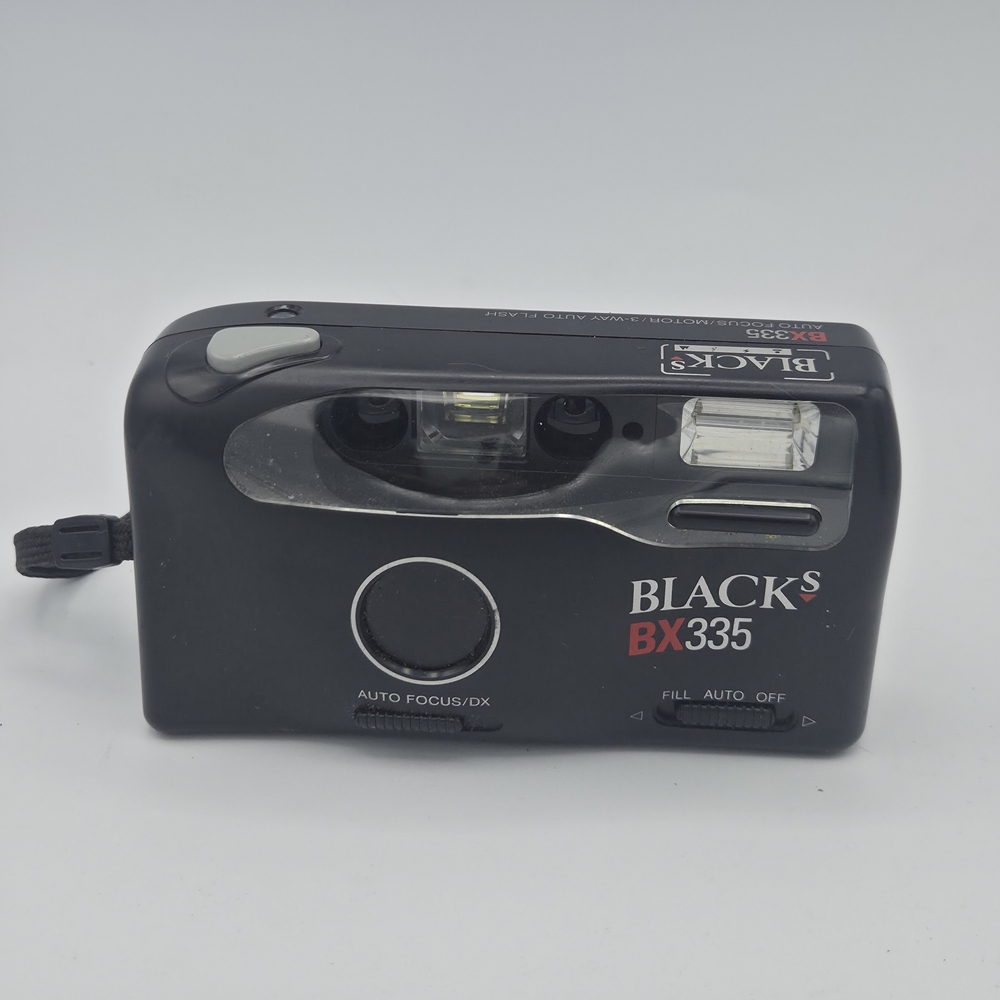 BLACK'S BX335 Black 35mm Point-and-Shoot Film Camera